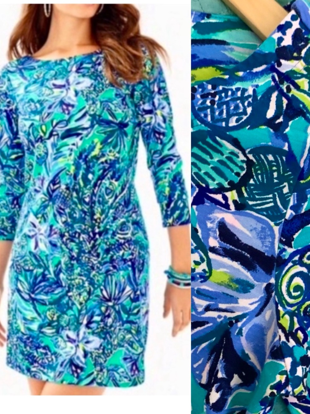 Lilly Pulitzer Hollee Bennet Blue Sneak a Beak Dress